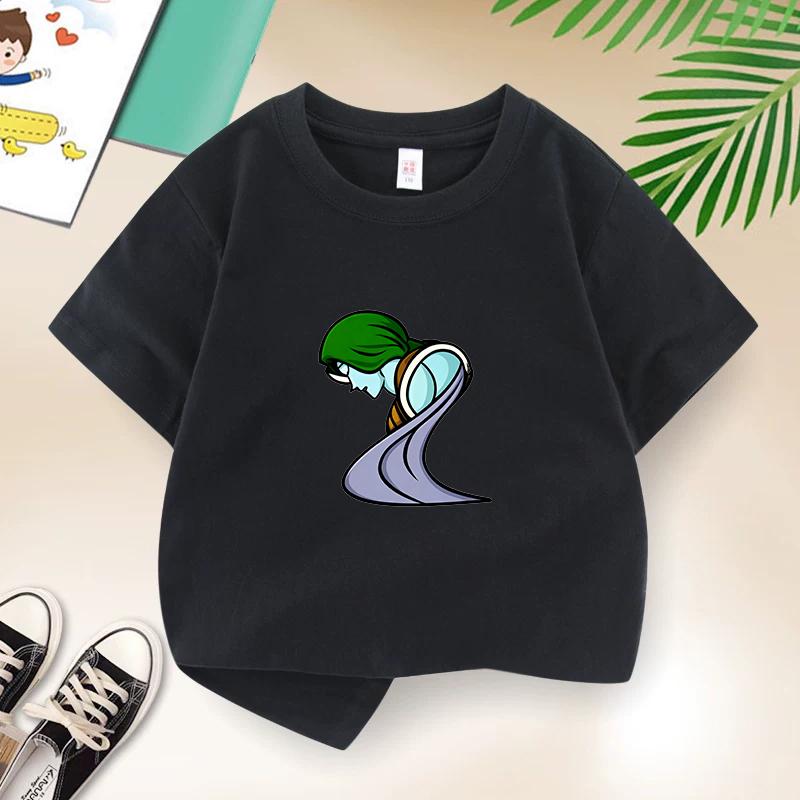 Dragon Ball Summer Childrens TShirt with DZ Letters Print Cute Casual Short Sleeve for Boys and Girls Suitable As A Gift