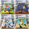 Pippi Longstocking Bedding Set 3 Pieces Duvet Cover and Pillowcases, Kids Bedroom Decor Soft Bed Linen, No Comforter