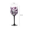 Colorful Seasons Glass Cup Goblet Champagne Cup Four Seasons Tree Wine Glasses  Home Decor