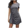 Ladies Casual Fashionable Sexy Comfortable Solid Color Personality Cool Breathable Dress