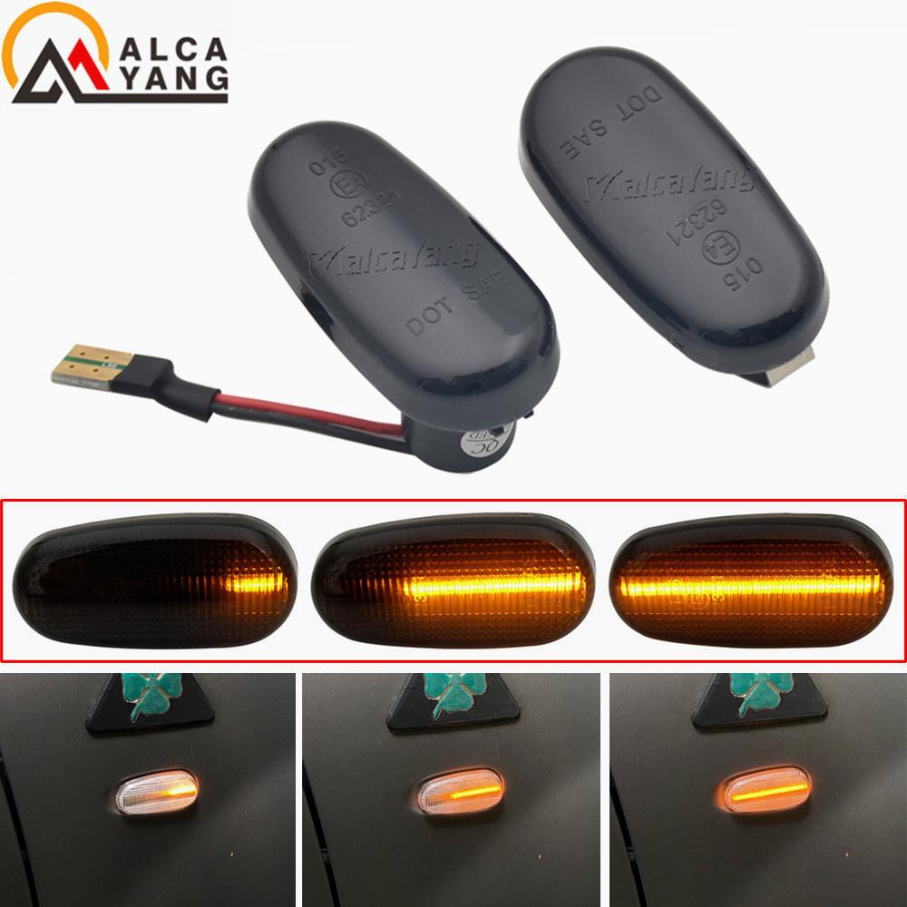 LED Turn Signal Side Marker Light Blinker for Alfa Romeo Mito 147 GT 147 Pre-facelift for FIAT Bravo II Sequential Flashing