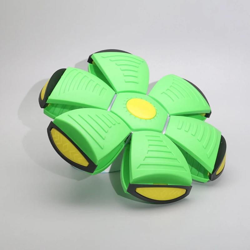 Deformable Flying Saucer Ball Magic Vent Toy for Kids Outdoor & Indoor Parent-Child Foot Pressure Relief Stress Decompression Gift