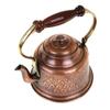 Медный чайник, Медный чайник ручной работы, кованый чайник из чистой меди, Чайный сервиз ручной работы из чистой меди, Медный горшок для отеля, 1300 мл