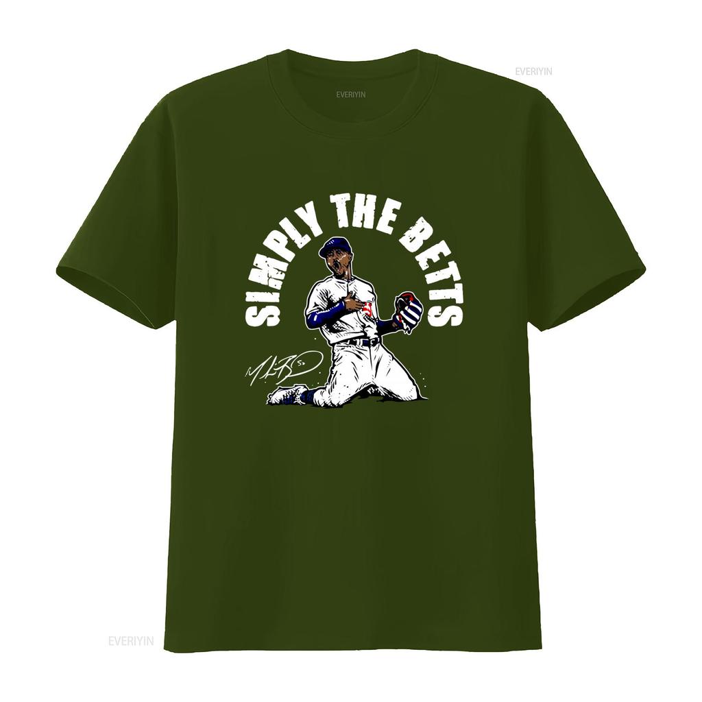 Mookie Betts Simply The Signature Baseball Player T shirt A8CT vintage Washed Slightly Unisex Soft Stretched Comfortable