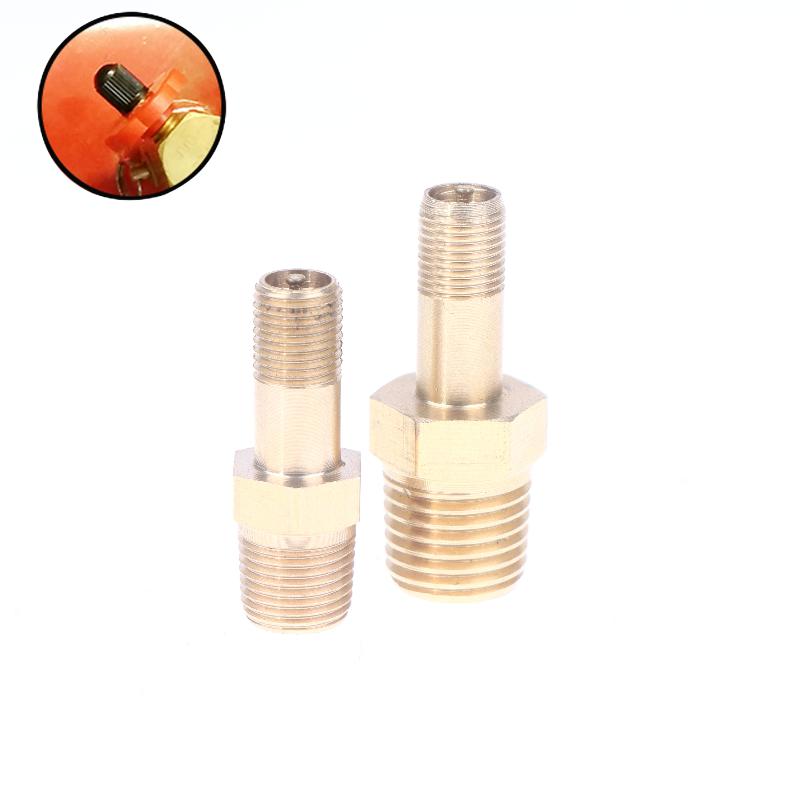 1Pcs Anti Corrosion Schrader Valve 1/4 NPT 1/8 NPT M10 For Air Compressor Tank Automobile Tire Core