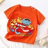 Children's Short Sleeve Pure Cotton Summer New Boy's T-shirt Baby Cartoon Girl Short Sleeve Korean Version of Top for Children
