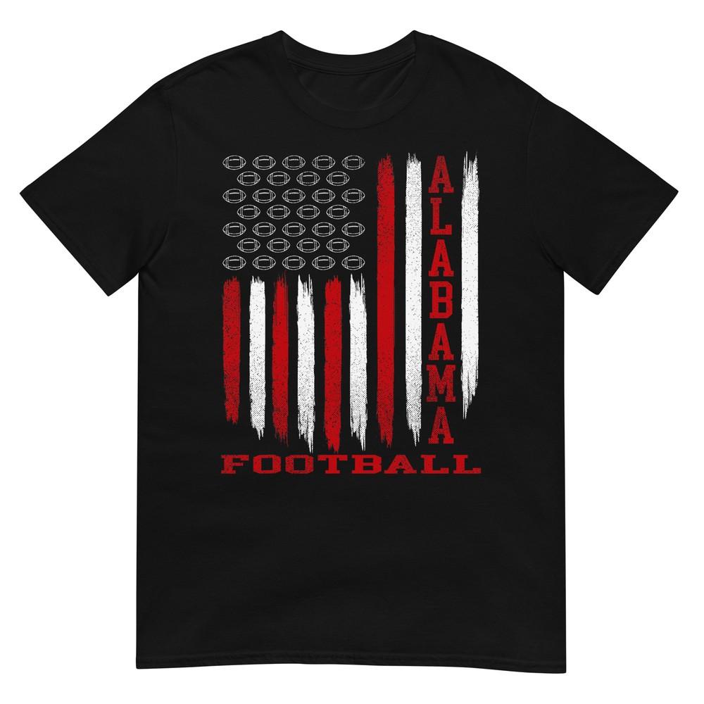 Patriotic Usa Flag Alabama Football Season Party Tshirt