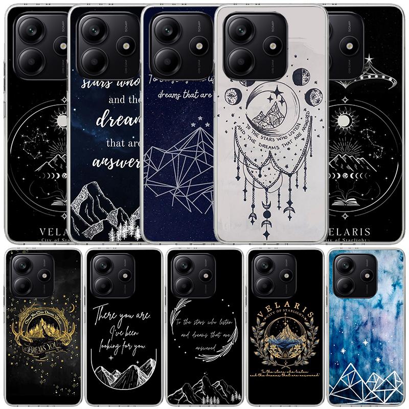 A Court of Mist Fury Sarah J Maas Phone Case For Xiaomi Redmi Note 15 14 14S 13 12S 12 Pro Plus 11S 11 11T 11E 10S 10 + Soft TPU