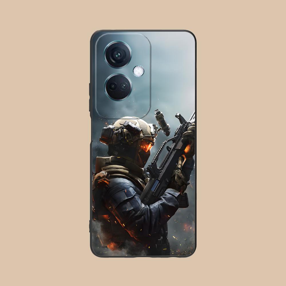 Игровой чехол Delta Force из матового ТПУ для мобильного телефона OPPO Reno 14 13 12 11 10 9 8 7 6 5 F T Pro 5G, цветная печать