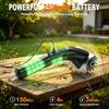 Removable Head Electric Grill Brush 2-Speed Settings Rotating Barbecue Brush  Household