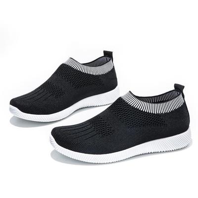 Летние женские кроссовки, легкая женская спортивная обувь, обувь без шнуровки на плоской подошве, женские лоферы, большие размеры, прогулочная обувь на плоской подошве, женская обувь