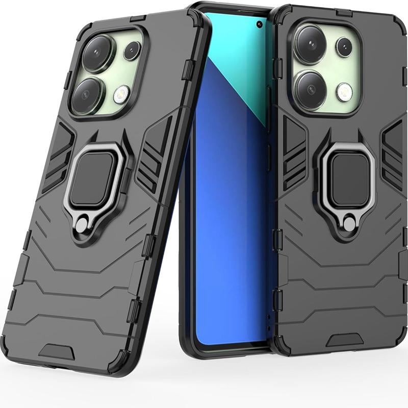 [Вращающаяся на 360° подставка] [Защита от падения военного класса] Чехол с магнитным автомобильным креплением для телефона для Xiaomi Redmi 13c Note 13 4G/5G 13 Pro + 4G 5G