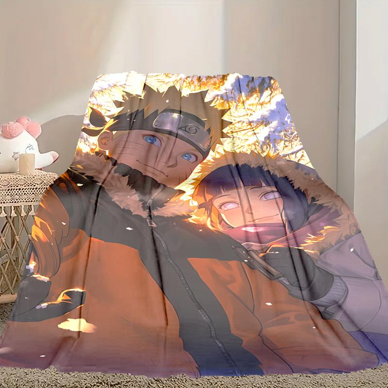 1pc Easy-Care naruto Blanket, Perfect for Couch, Bed, Home, Travel & More, Warm & Durable Printed Blanket