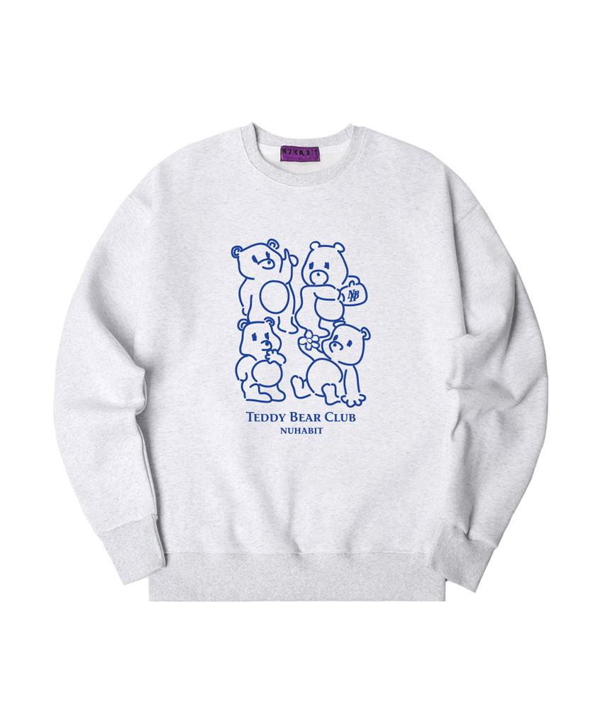 NUHABIT N/H Худи оверсайз Bear Club (Som4-2Nh1111)