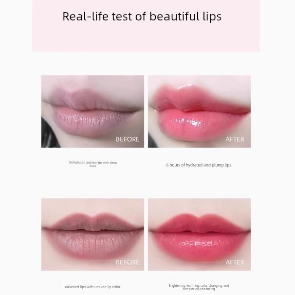 Lip Balm That Doesn'T Fade, Doesn'T Stick to the Cup, Color-Changing Lipstick, Moisturizing, Long-Lasting, Whitening, Age-Reducing, Official Authentic