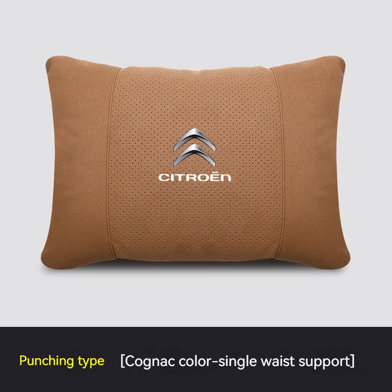 Car Headrest Cover Seat Head Rest Neck Pillow Protector For Citroen DS 3 C4 C3 C5 Aircross Berlingo Celysee Cactus Picasso Saxo anm123