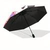 1pc Bouquet Kuromi Automatic Opening and Closing Cartoon Umbrella - Suitable for Various Occasions, Outdoor Activities, Lightweight and Durable Automa