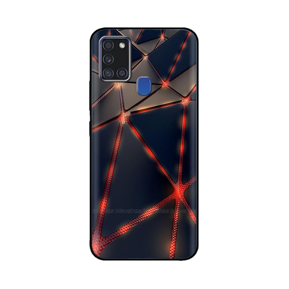 For Samsung A21S Case Silicone Back Protector Phone Soft TPU bumper Case on For Samsung Galaxy A21s GalaxyA21s A 21s a217 Cover