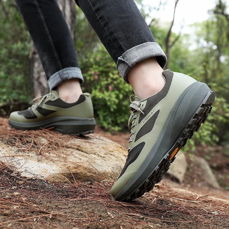 Men's Hot-Selling Non-Slip Waterproof Hiking Shoes - Cushioned Off-Road Running Sneakers for Outdoor Sports