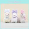 Bow Alpaca Pendant Plush Toy Claw Machine Doll Bag Hanging Children Decoration