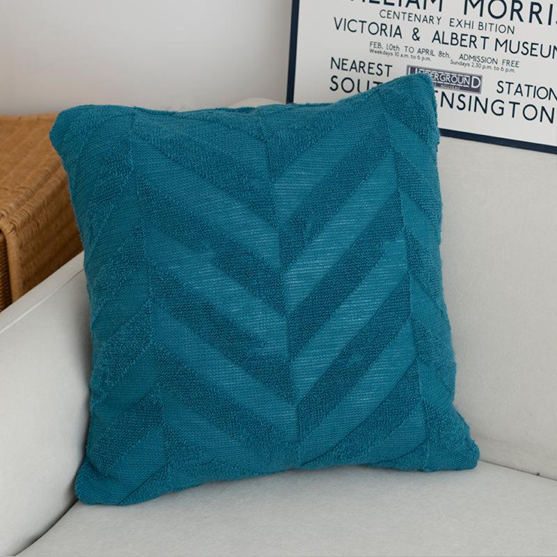 Nordic Versatile Solid Color Pillowcase Bed and Breakfast Hotel Cushion Cover Living Room Sofa Bed Nap Large Pillow Waist Pillow