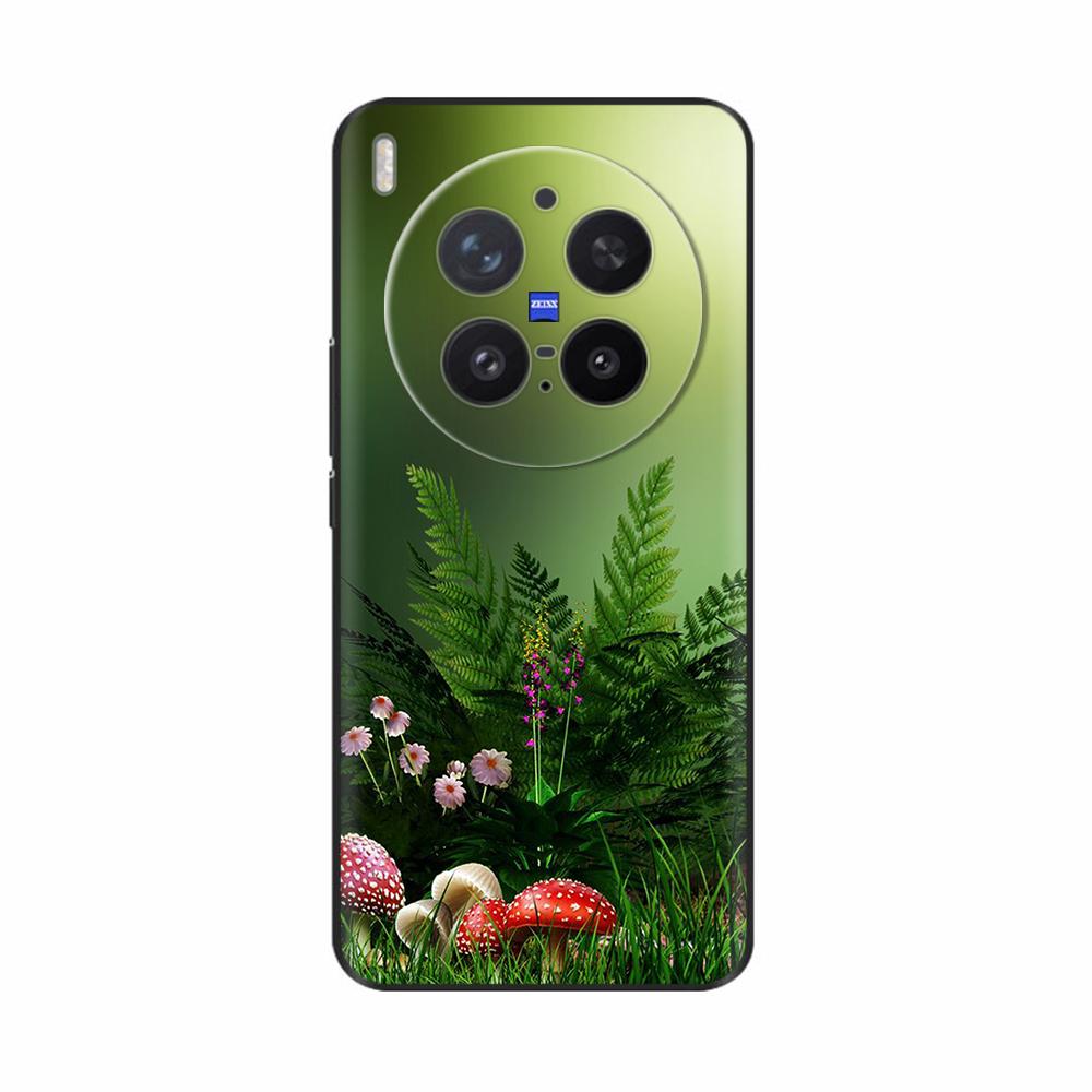 Чехол для VIVO X300 Pro Популярные Цветы Мультяшный Мягкий Силиконовый Задний Чехол для Телефона Для Vivo X300 X 300 Ударопрочный Корпус Сумки Funda