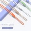 Модный короткий шнурок для телефона Мягкий силиконовый противопотерянный шнур для телефона Универсальная подвесная веревка