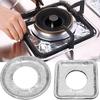 100Pcs Gas Stove Burner Liners Disposable 8.5in Square Round Heat Resistant