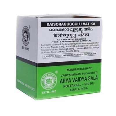 Кайшора Гуггул Ватика (100 таб, 1.2 г), Kaisoraguggulu Vatika,