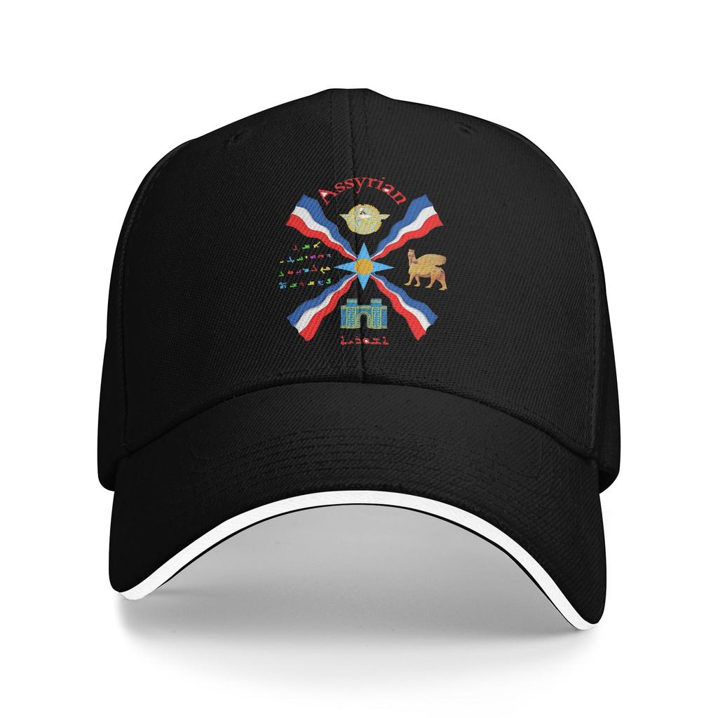 Spring Assyrian Flag Baseball Cap Hiking Fishing Casual Custom Logo Sun Trucker Hat Unisex Adult Dropshipping Baseball Caps
