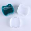 Net Tooth Clean Organizer Denture Retainer Case False Teeth Storage Box Mouth Guard Container