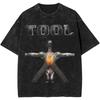 Мужская и женская рок-группа Lateralus Heavy Metal Music Винтажная стираная футболка Merch Хлопковая верхняя одежда большого размера