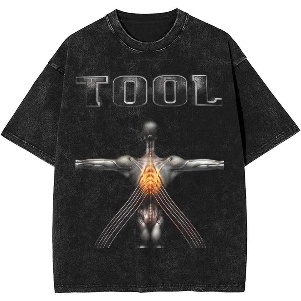 Мужская и женская рок-группа Lateralus Heavy Metal Music Винтажная стираная футболка Merch Хлопковая верхняя одежда большого размера