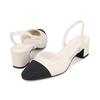 Barbara Basic Slingback Sandals Color Combi 4.5cm 4 Colors Bbj204
