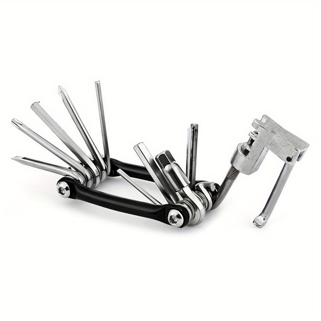 Многофункциональный комплект для ремонта велосипеда 11-в-1, инструмент для ремонта велосипеда, гаечный ключ, отвертка, цепь, шестигранная спица для колеса