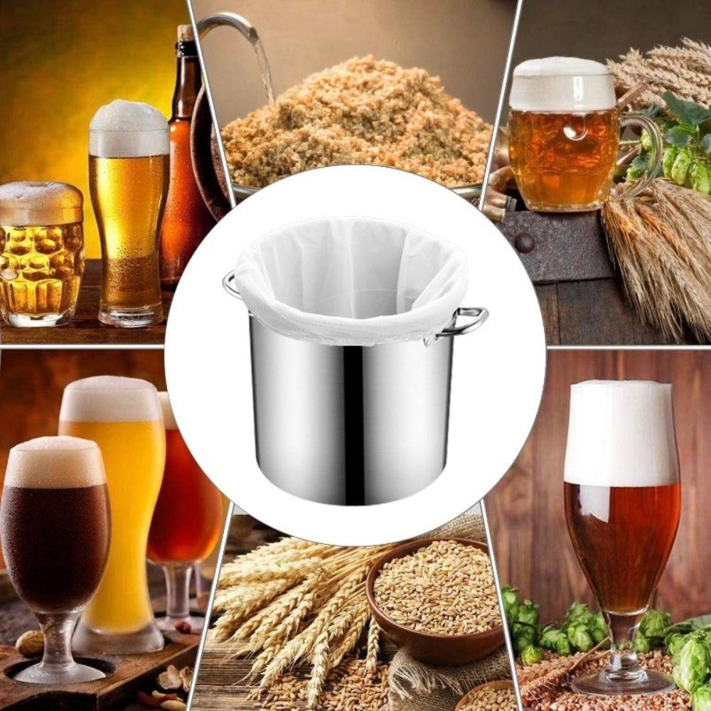 Easy Clean Soybean Milk Filter Bag Reusable Beer Straine Fruit Juice Filter  Kitchen Gadgets