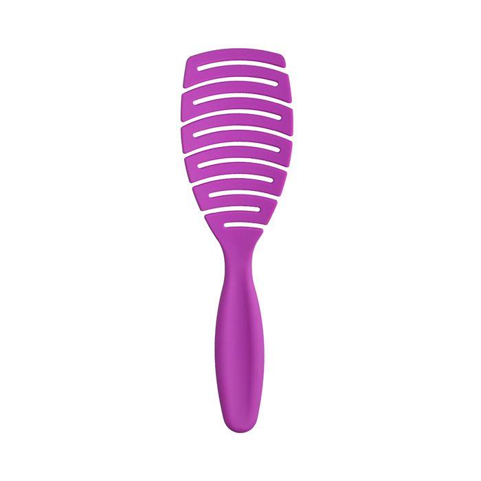 Detangling Brush - ILŪ - Easy Detangling Hair Brush - Violet - Flexible Design - Vegan Bristles