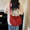 Casual Simple Shoulder Messenger Bag Large Capacity New Dumpling Bag Light and Simple Japanese Dumpling Bag Commuter Bag