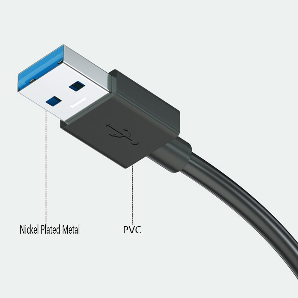 4 Ports Hub USB3.0 High Speed Adapter Multi Splitter 5Gbps For Desktop PC Laptop