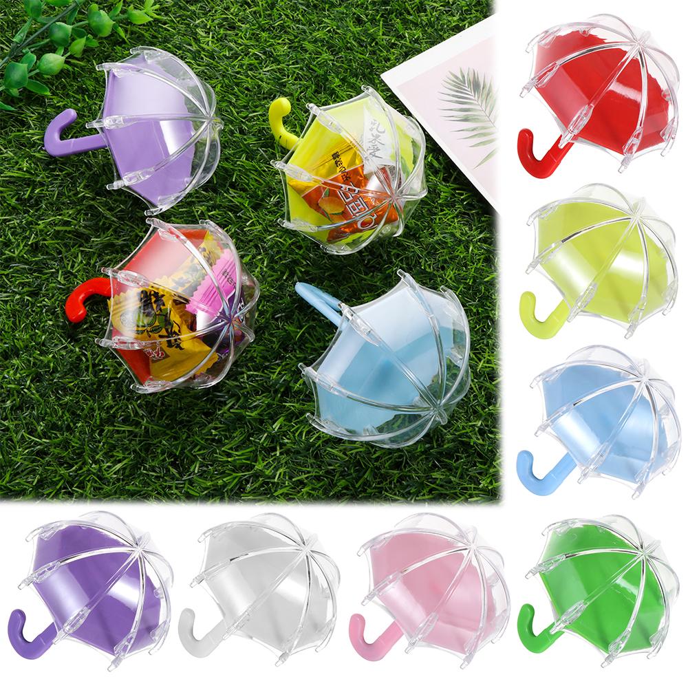 Plastic Cookies Bag Wedding Supplies Gift Box Umbrella Candy Box Sugar Jar Storage Box