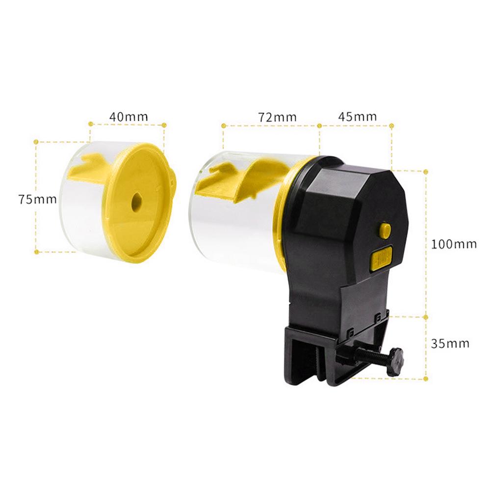 Автоматическая кормушка для аквариума большой вместимости с таймером, дозатор корма для рыб, дозатор корма для аквариумных рыб для аквариума и террариума для черепах