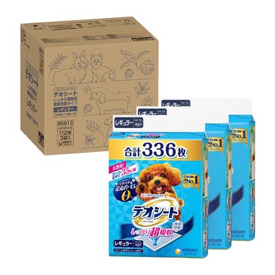 Дезодорант Deo Sheet Super Absorbent times Unscented Deodorant Regular 336 листов Листы x 3 Туалетная бумага для собак (3 мочи) (112 Сумки) [Кейс Продукт]