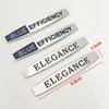1Pair 3D Metal Car Front Side Fender Emblem Badge Decal Accessories For Blue Efficiency Mercedes W204 C200 E200 Elegance Sticker