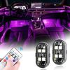 New Wireless LED Strobe Lights Car Decor Atmosphere Light, 8 Colors Rechargeable Led Lights Anti-Collision LED Warning Light