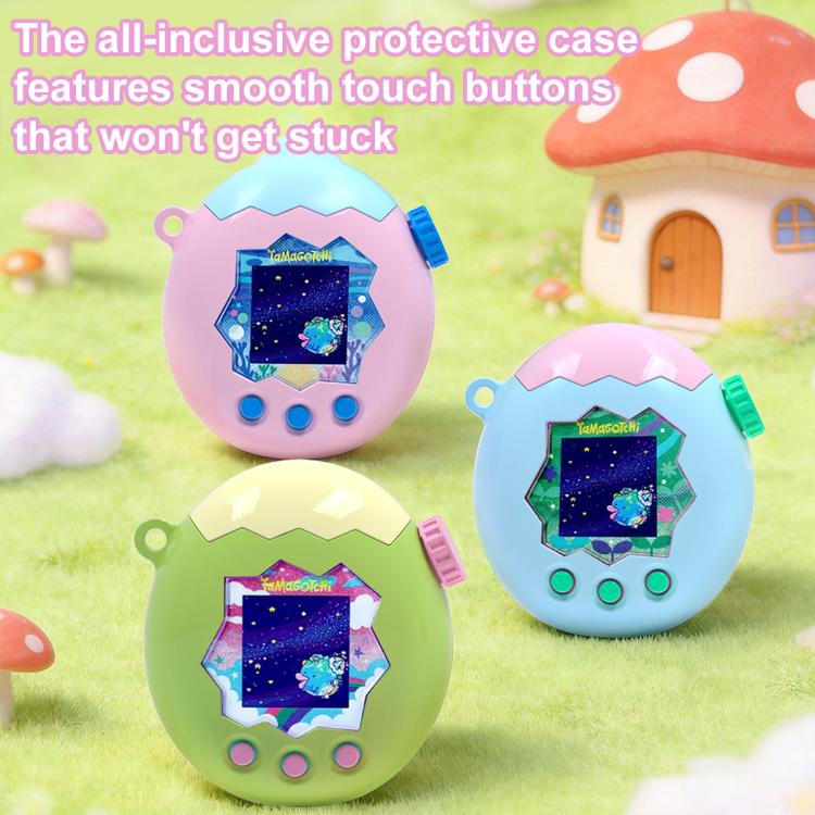 Two‑Tone Anti‑Scratch Shockproof Protective Shell Open‑Top Portable Case For Virtual Pet Electronic Pet Device