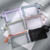 Card Bag Transparent Nylon Coin Bags Change Storage Bag Clear Mesh Bag Mesh Zipper Bag Men