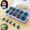 100set/box 8-12mm Colorful Plastic Animal Safety Eye Doll Eye DIY Doll Accessories Craft Eye