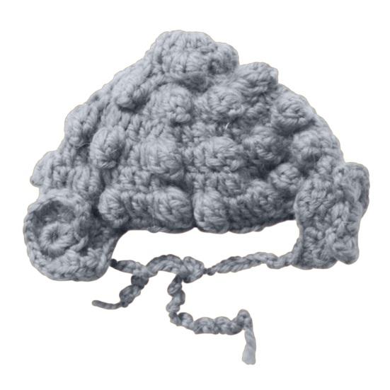 Ручной работы Шапка Будды Головной убор кошки Мягкий Смешной Милый Имитация пряжи Наряд