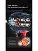 Delixi High Torque Brushless Impact Wrench - Electric Air Wrench with Lithium Battery & Charging Board for Auto Repair.