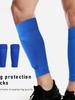 Adult/Juvenile Football Leg Guard Sleeves Knit Compression Calf Warm Knee Pad High Socks One Pair Set